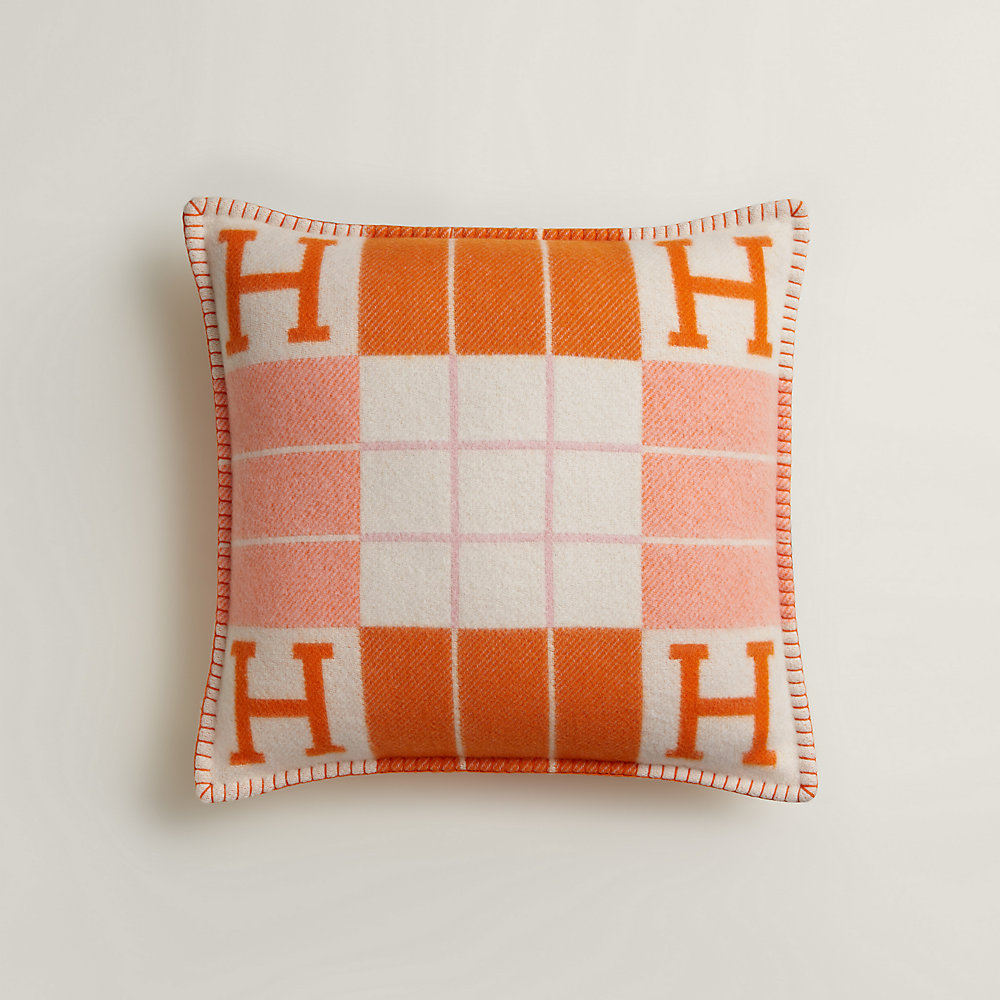 Coussin Intérieur HERMÈS En Laine Et Cachemire Gris - France
